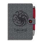 Game Of Thrones: Grupo Erik - Targaryen (Quaderno Premium A5 Con Penna Proiettore)