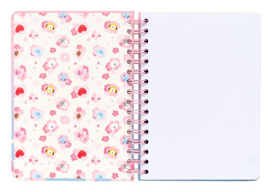 Quaderno copertina rigida A5 Bullet Bt21 Cherry Blossom - 3