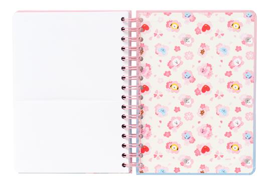Quaderno copertina rigida A5 Bullet Bt21 Cherry Blossom - 4