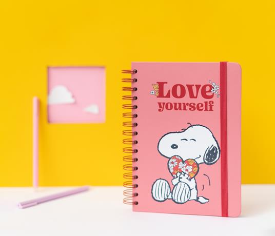 Quaderno copertina rigida A5 Bullet Snoopy Love Yourself - 7