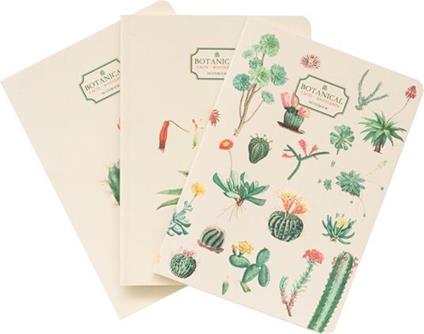 Pack 3 Quaderni A6 Botanical Cacti Kokonote