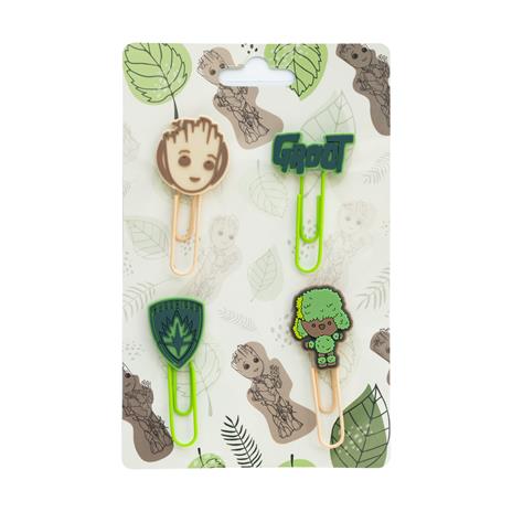 Set Di Clips Con Topper Graffette Marvel Groot