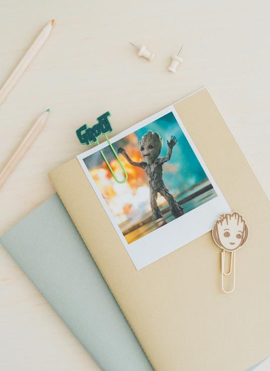 Set Di Clips Con Topper Graffette Marvel Groot - 6
