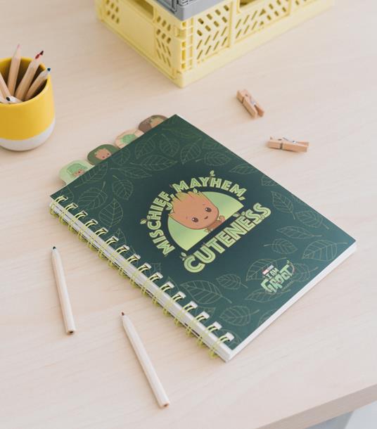 Project Notebook Quaderno Planner Marvel Groot - 5