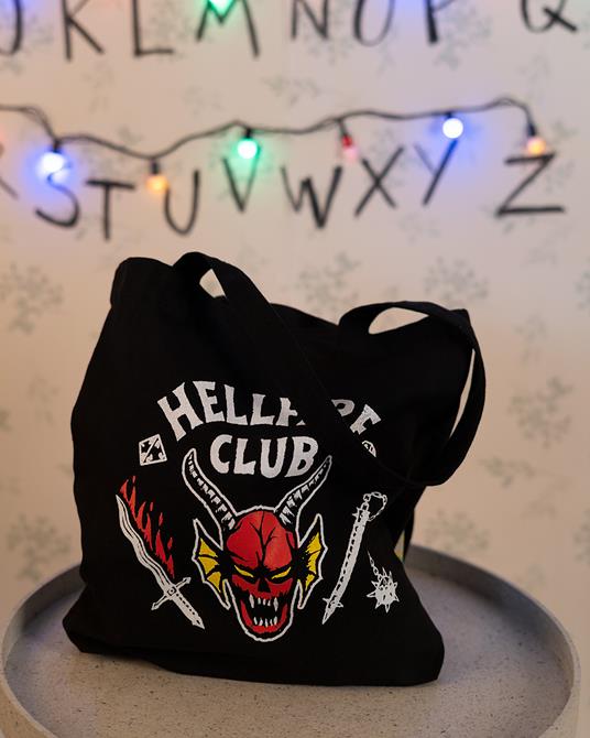 Borsa Di Tela Tote Bag Stranger Things Hellfire Club - 6