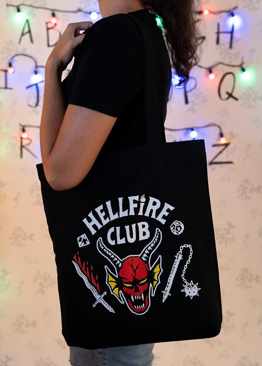 Borsa Di Tela Tote Bag Stranger Things Hellfire Club - 3