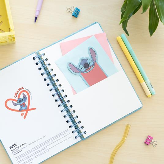 Agenda Scolastica 2023/2024 Vista Settimanale A5 12 Meses Disney Stitch - 8