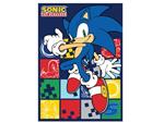 Sonic The Hedgehog Coperta In Pile Sega
