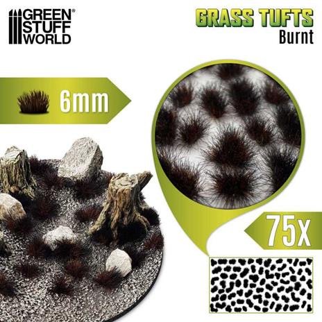 Greenstuff World - Ciuffi d''Erba - Tuft 6 mm - Marrone bruciato