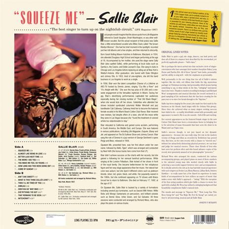Squeeze Me - Vinile LP di Sallie Blair - 2