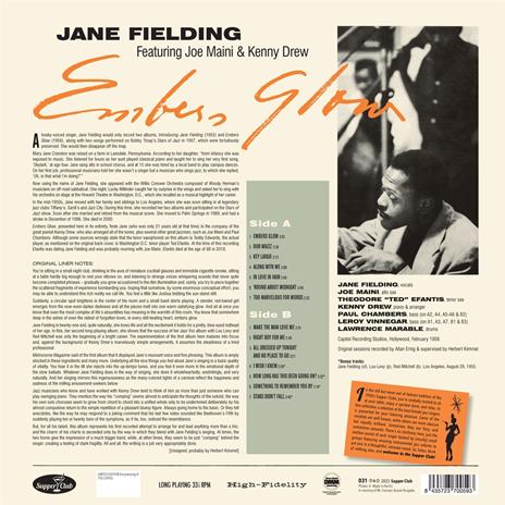 Embers Glow - Vinile LP di Jane Fielding - 2