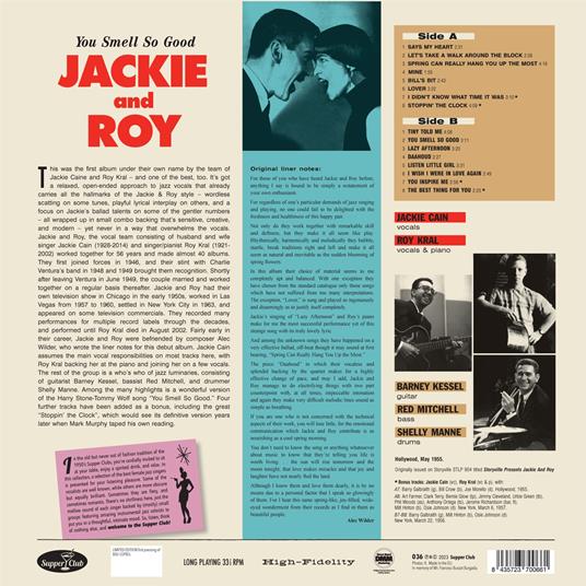 You Smell So Good - Vinile LP di Jackie and Roy - 2