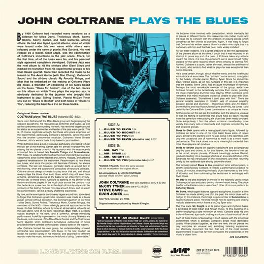 Plays The Blues - Vinile LP di John Coltrane - 2