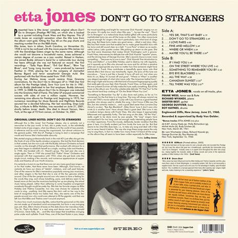 Don't Go To Strangers - Vinile LP di Etta Jones - 2