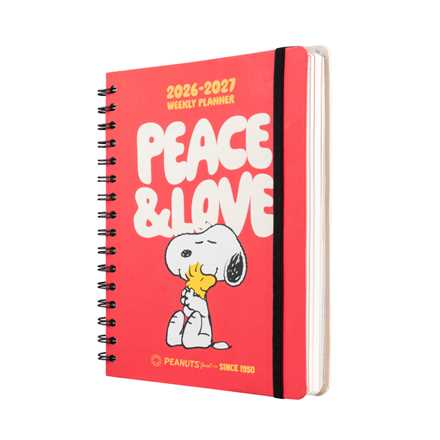Cartoleria Diario scolastico 2026-2027 12 mesi settimanale A5 Snoopy Grupo Erik