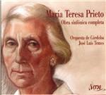 Musica orchestrale completa - CD Audio di José Luis Temes,Maria Teresa Prieto,Orchestra di Cordoba