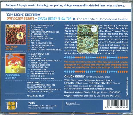One Dozen Berrys - Chuck Berry Is on Top - CD Audio di Chuck Berry - 2