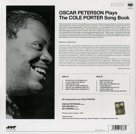Plays the Cole Porter Song Book - Vinile LP di Oscar Peterson - 2