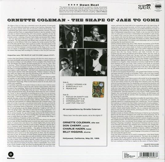 The Shape of Jazz to Come - Vinile LP di Ornette Coleman - 2