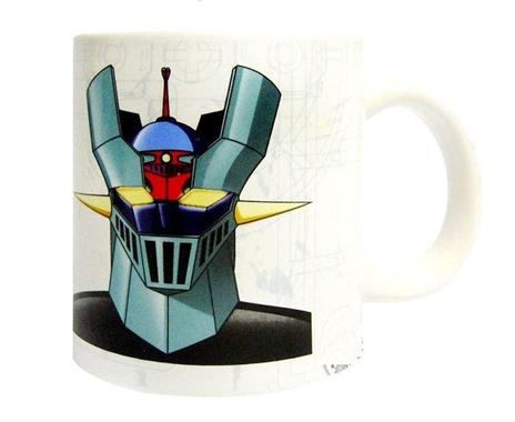 Sd Toys Mug Tazza In Ceramica Mazinger Z Go Nagai White Bianca Nuova