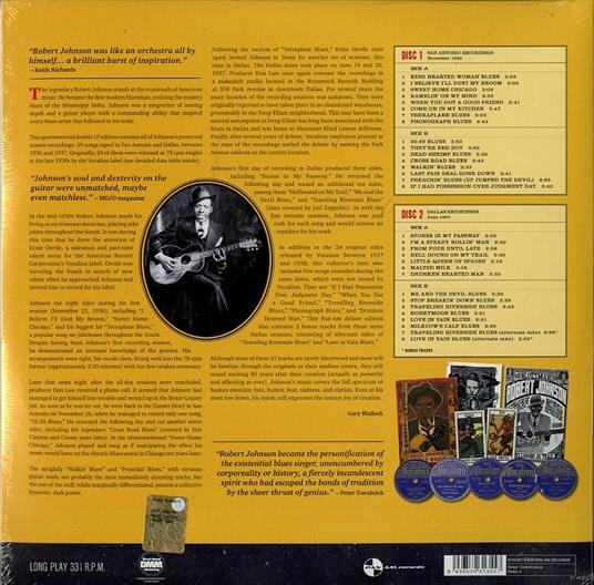Genius of the Blues. The Complete Master Takes - Vinile LP di Robert Johnson - 2