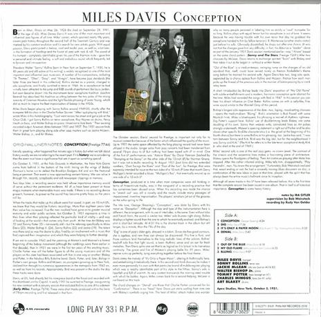 Conception - Vinile LP di Miles Davis - 2