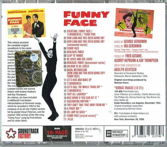 Funny Face (Colonna sonora) (+ Bonus Tracks) - CD Audio di George Gershwin - 2