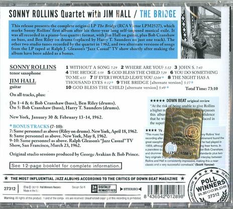 The Bridge - CD Audio di Sonny Rollins - 2