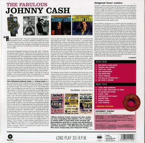 The Fabulous Johnny Cash - Vinile LP di Johnny Cash - 2