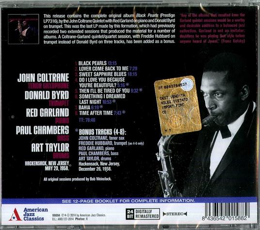 Black Pearls - CD Audio di John Coltrane - 2