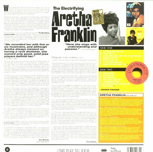 The Electrifying Aretha Franklin - Vinile LP di Aretha Franklin - 2