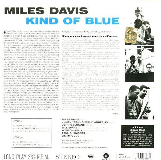 Kind of Blue - Vinile LP di Miles Davis - 2