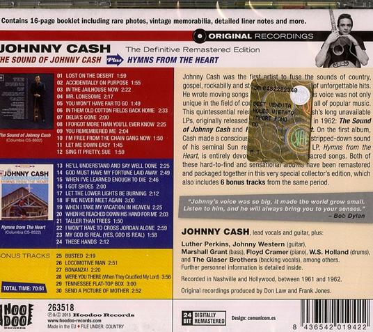 The Sound of Johnny Cash - Hymns from the Heart - CD Audio di Johnny Cash - 2