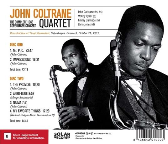 The Complete 1963 Copenhagen Concert - CD Audio di John Coltrane - 2
