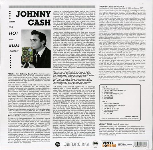 With His Hot and Blue Guitar - Vinile LP di Johnny Cash - 2