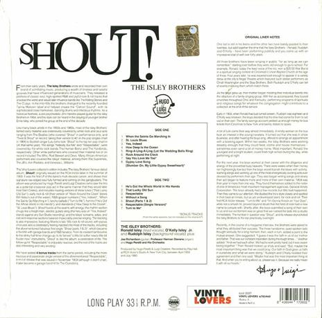 Shout! (180 gr. Limited Edition) - Vinile LP di Isley Brothers - 2