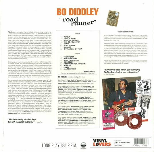 Road Runner (180 gr.) - Vinile LP di Bo Diddley - 2