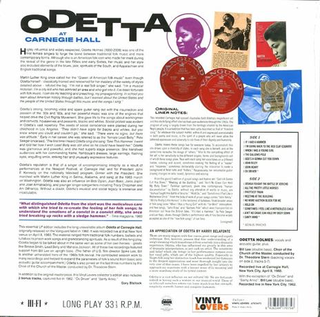 At Carnegie Hall (180 gr.) - Vinile LP di Odetta - 2