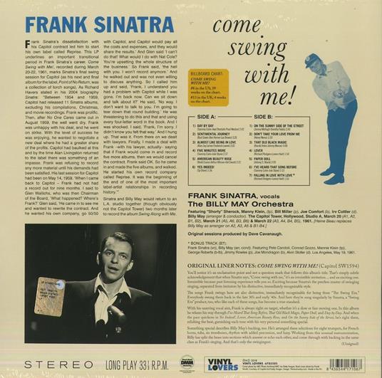 Come Swing with Me! (180 gr.) - Vinile LP di Frank Sinatra - 2