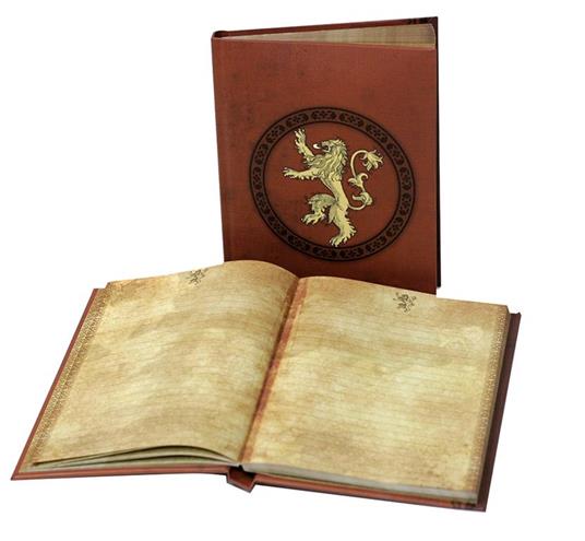 Game Of Thrones Lannister Notebook W/ Lt Taccuino - 2