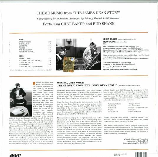Theme Music from The James Dean Story - Vinile LP di Chet Baker - 2