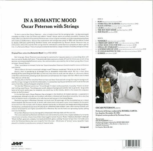 In a Romantic Mood - Vinile LP di Oscar Peterson - 2