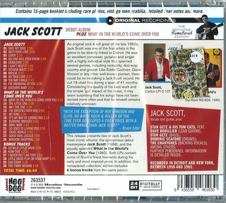Debut Album - What in the World's Come Over You - CD Audio di Jack Scott - 2