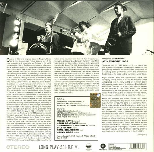 At Newport 1958 - Vinile LP di Miles Davis - 2
