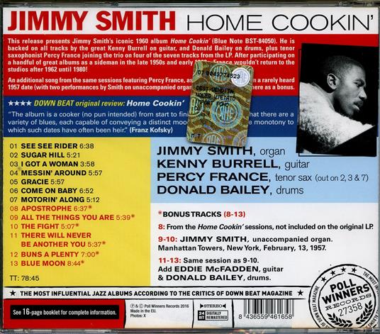 Home Cookin' - CD Audio di Jimmy Smith - 2