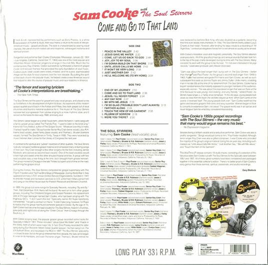 Come And Go To That Land - Vinile LP di Sam Cooke - 2