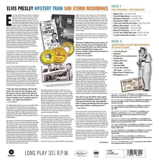 Mystery Train Sun Studio Recordings - Vinile LP di Elvis Presley - 2