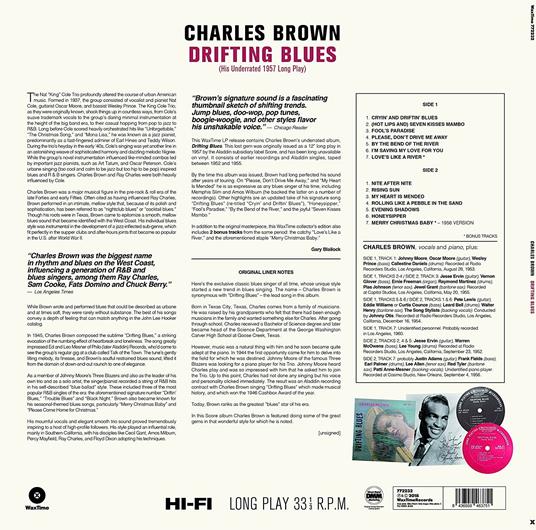 Drifting Blues (180 gr.) - Vinile LP di Charles Brown - 2
