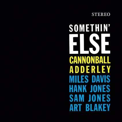 Somethin' Else (Limited Orange Coloured Vinyl Edition) - Vinile LP di Julian Cannonball Adderley