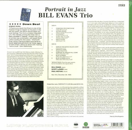 Portrait in Jazz (Green Coloured Vinyl) - Vinile LP di Bob Evans - 2